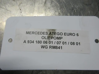Mercedes-Benz - A 934 180 06 01/A 934 180 07 01/A 934 180 08 01 OLIEPOMP BENZ EURO 6 afbeelding 3 miniatuur