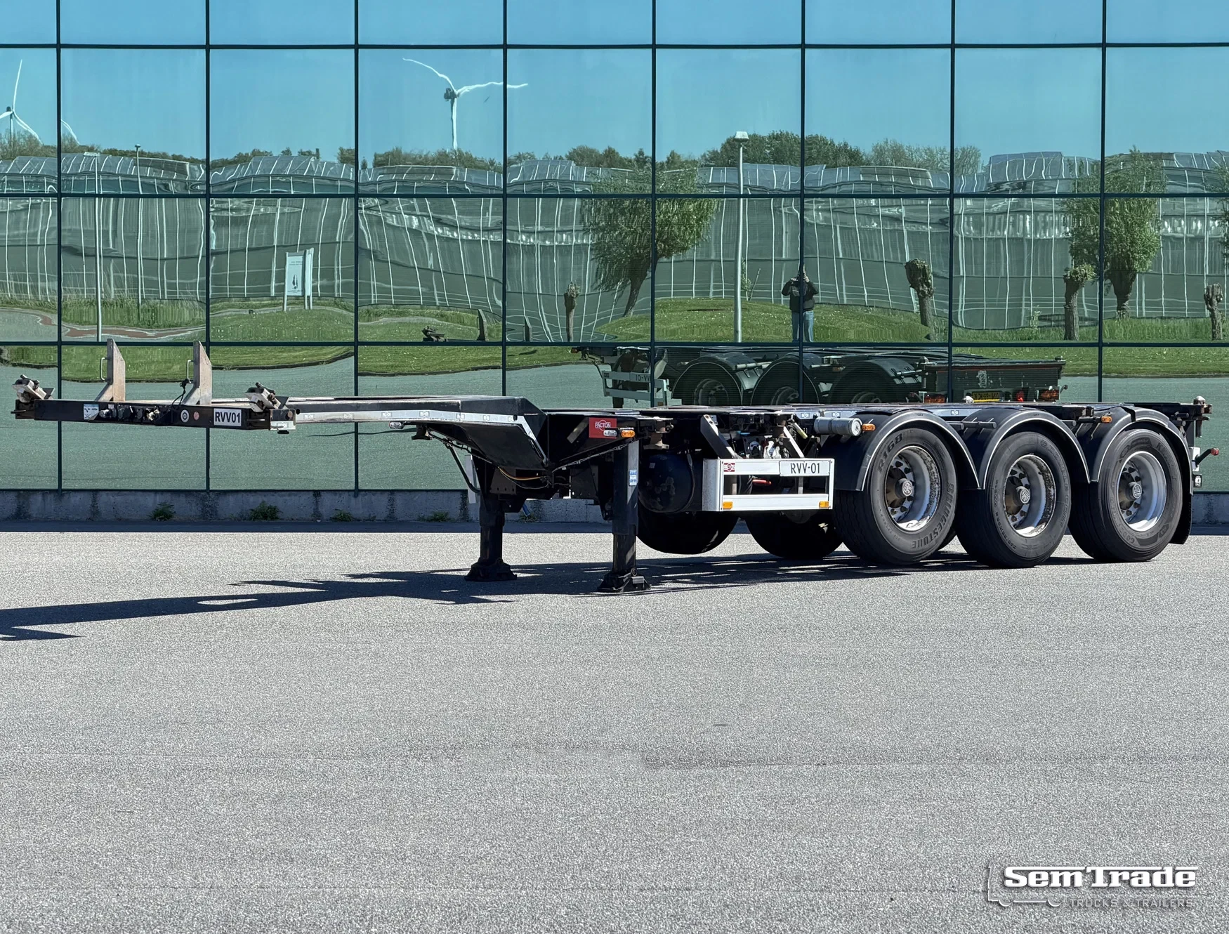 Pacton 2014 - TXC343 DRUM BRAKES LIFT AXLE 20-30-40-45 FT. TOP CONDITION HOLLAND-TRAILER afbeelding 1