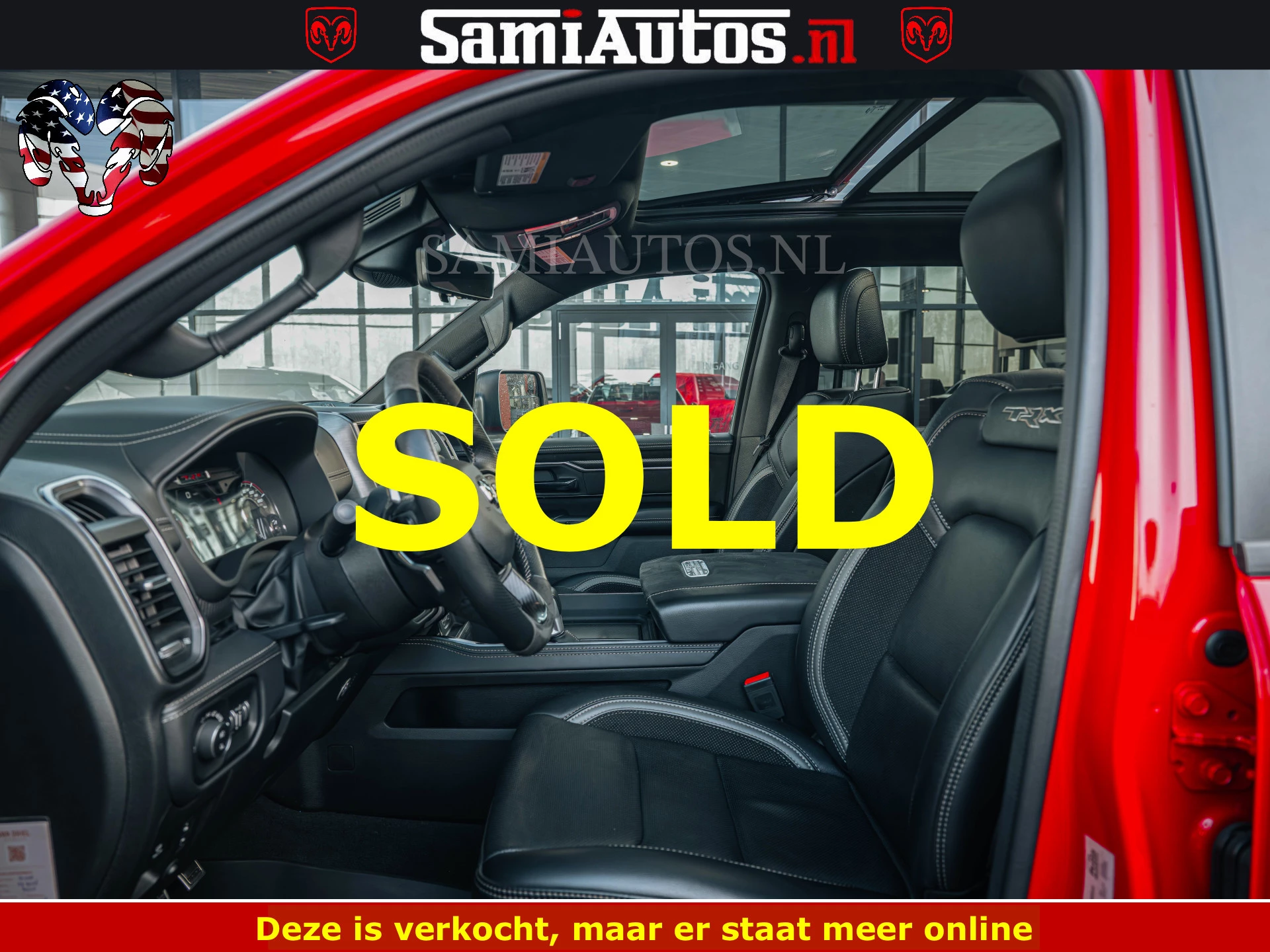 Dodge Ram Pick-Up 2023 - TRX HELLCAT | 6.2 V8 702PK | FLAME RED | BOM VOL | CARBON | RAMBAR | HUD | LPG | BEAD-LOCK WHEELS | immagine 42