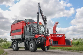 Mercedes-Benz Unimog 2023 - U 427 Greentec woodchipper combi obrazek 3