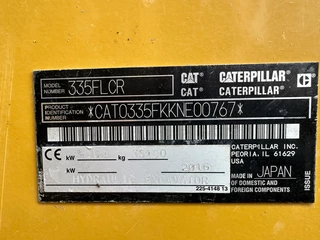 Caterpillar 335F LCR 2016 - N/A bild 25