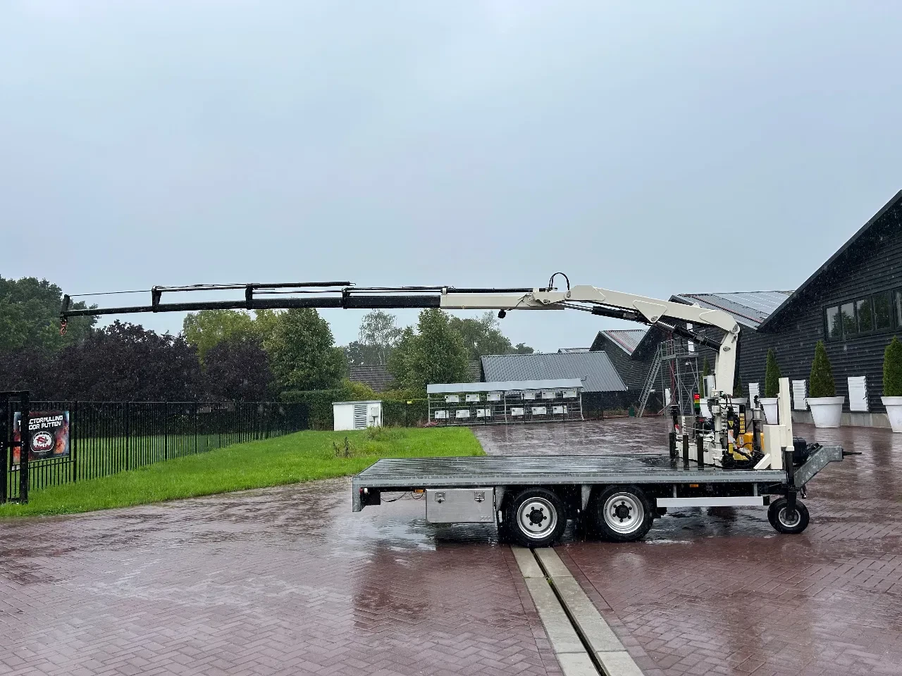kuiper 2011 - Aanhanger wipkar 8 TON MET KRAAN FASSI zdjęcie 1