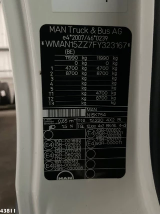MAN TGL 2014 - 12.220 Euro 6 12 Ton haakarmsysteem bild 17