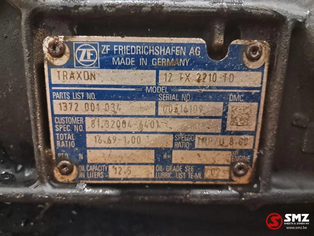 MAN 2018 - Occ Versnellingsbak 12TX2210TD MAN obrázek 5