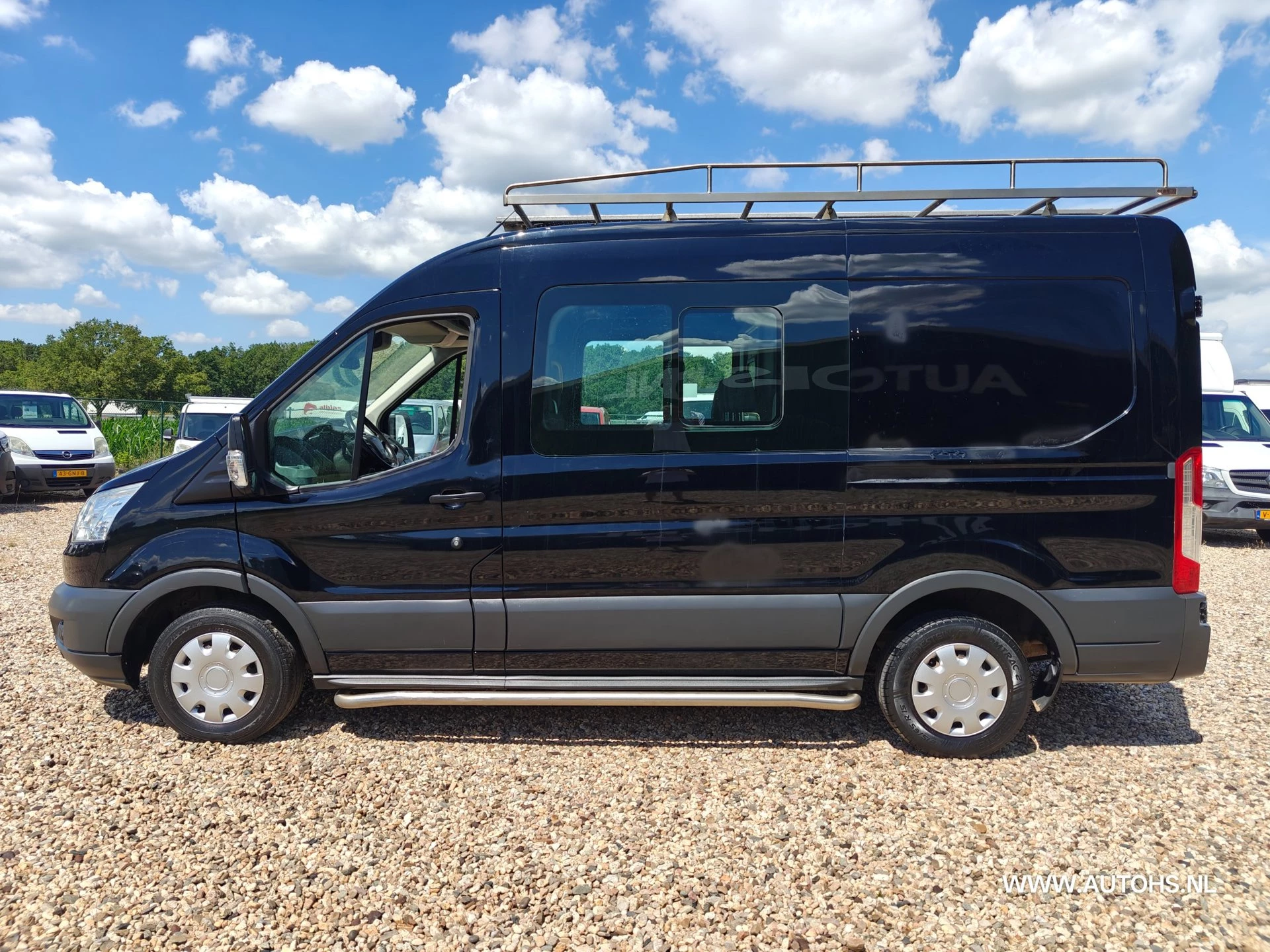 Ford Transit 2016 - 310 2.2 TDCI L2H2 Dubbele cabine 7 persoons , 1e Eig , cruise , camera , PDC , Apk april 2027. image 2