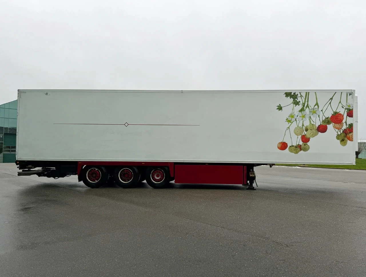 LAMBERET 2012 - THERMO KING SLX300 WITH ONLY 763 HOURS !!! NEW APK-TUV 1340 X 250 X 270 CM INSIDE TOP CONDITION NL TRAILER afbeelding 6