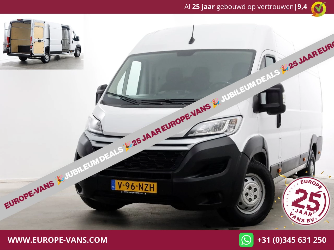 Citroën Jumper 2024 - 2.2 BlueHDi 165pk L4H2 Airco/Navi/Camera 06-2024 afbeelding 1