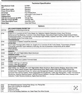 Dodge Ram Pick-Up 2026 - 2500 Limited 6.7 Cummins H.O. 430pk 8 Traps automaat afbeelding 39