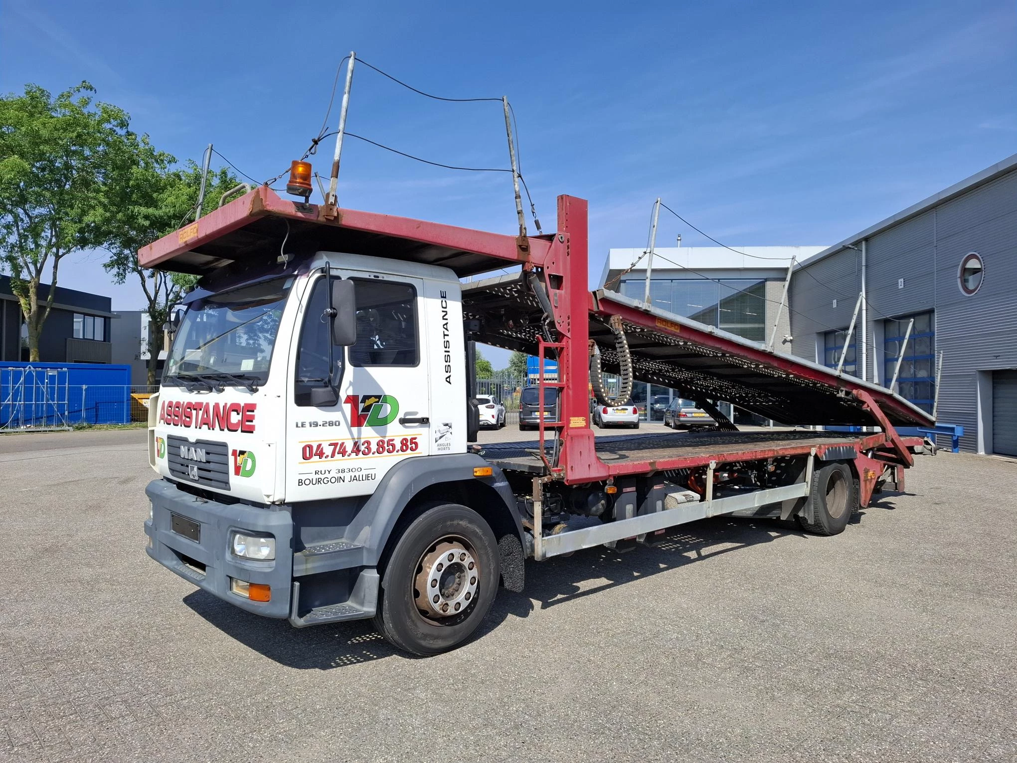 MAN LE19-280 2003 - / ROLFO CAR TRANSPORTER / TUV:08-06-2027 / 2XWINCH / 2XDECK / MANUAL / 2003 afbeelding 2
