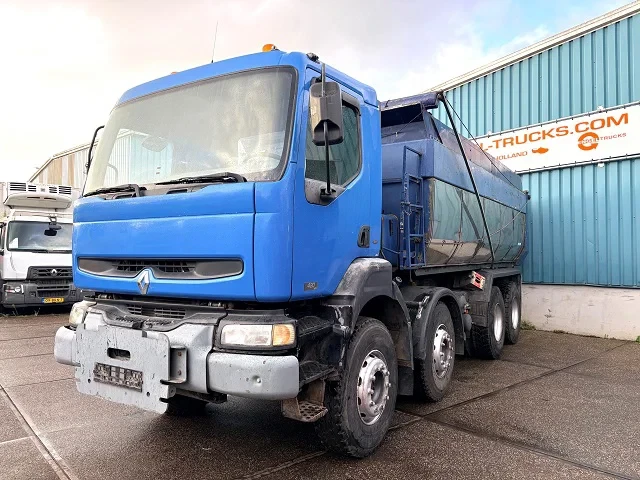 Renault Kerax 420 2003 - DCI 8x4 FULL STEEL KIPPER (ZF16 MANUAL GEARBOX / REDUCTION AXLES / FULL STEEL SUSPENSION / ETC.) afbeelding 1