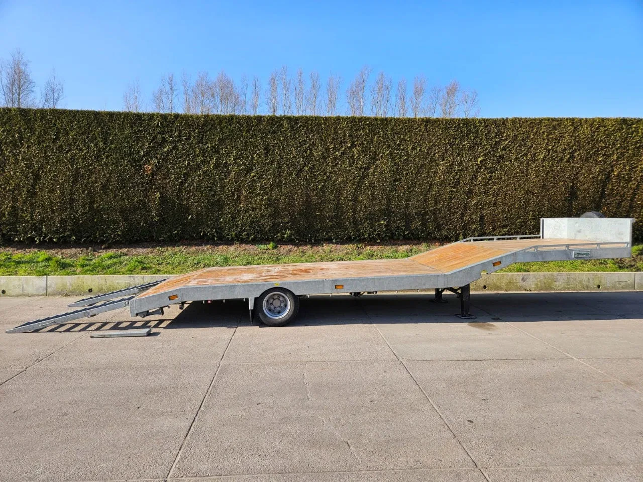 Veldhuizen 2023 - 5,0-tons Semi-dieplader oplegger 7,5 m. Bild 3