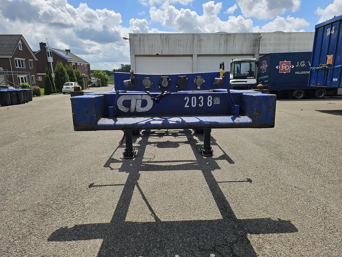 MKF METALLBAU CS 20 -20 FOOT- CONTAINER CHASSIS -HEAVY DUTY- BPW DRUM -STEEL SUSPENSION- GOOD QUALITY. 2006 obrázek 6
