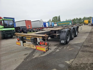 Krone SD | CONTAINER CHASSIS 40 FT 2 X 20 FT |BPW DRUM| APK TUV 22-07-2026. 5 PIECES. 2015 - N/A image 3