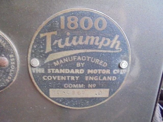Triumph Roadster 1948 - 1800 SALOON obrazek 21