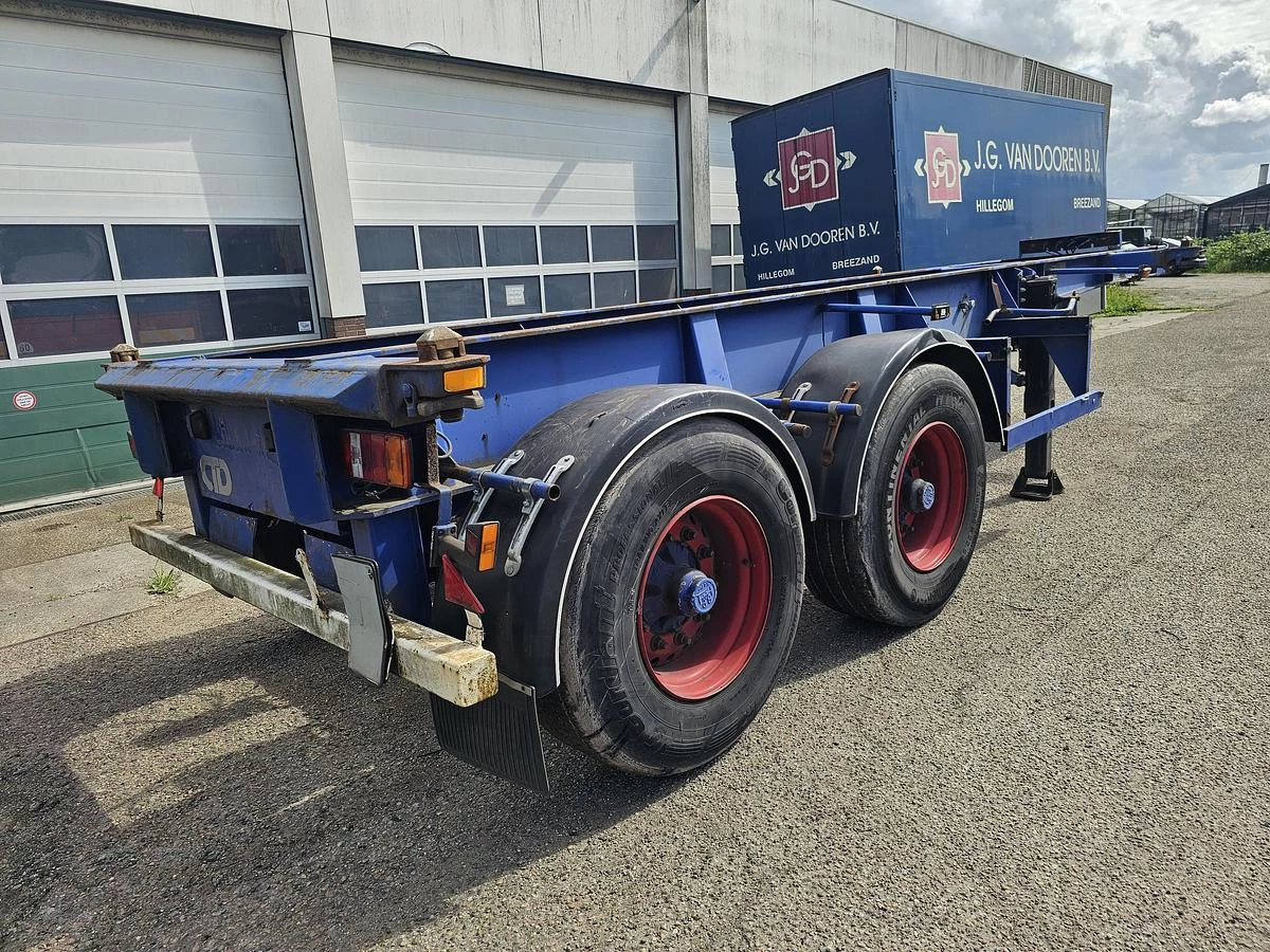 MKF METALLBAU CS 20 -20 FOOT- CONTAINER CHASSIS -HEAVY DUTY- BPW DRUM -STEEL SUSPENSION- GOOD QUALITY. 2007 obrázek 2