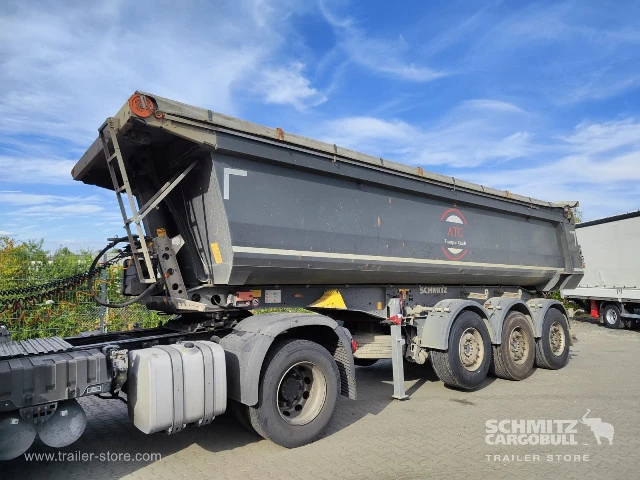 Schmitz Cargobull Semitrailer Tipper Steel half pipe body 2021 afbeelding 1