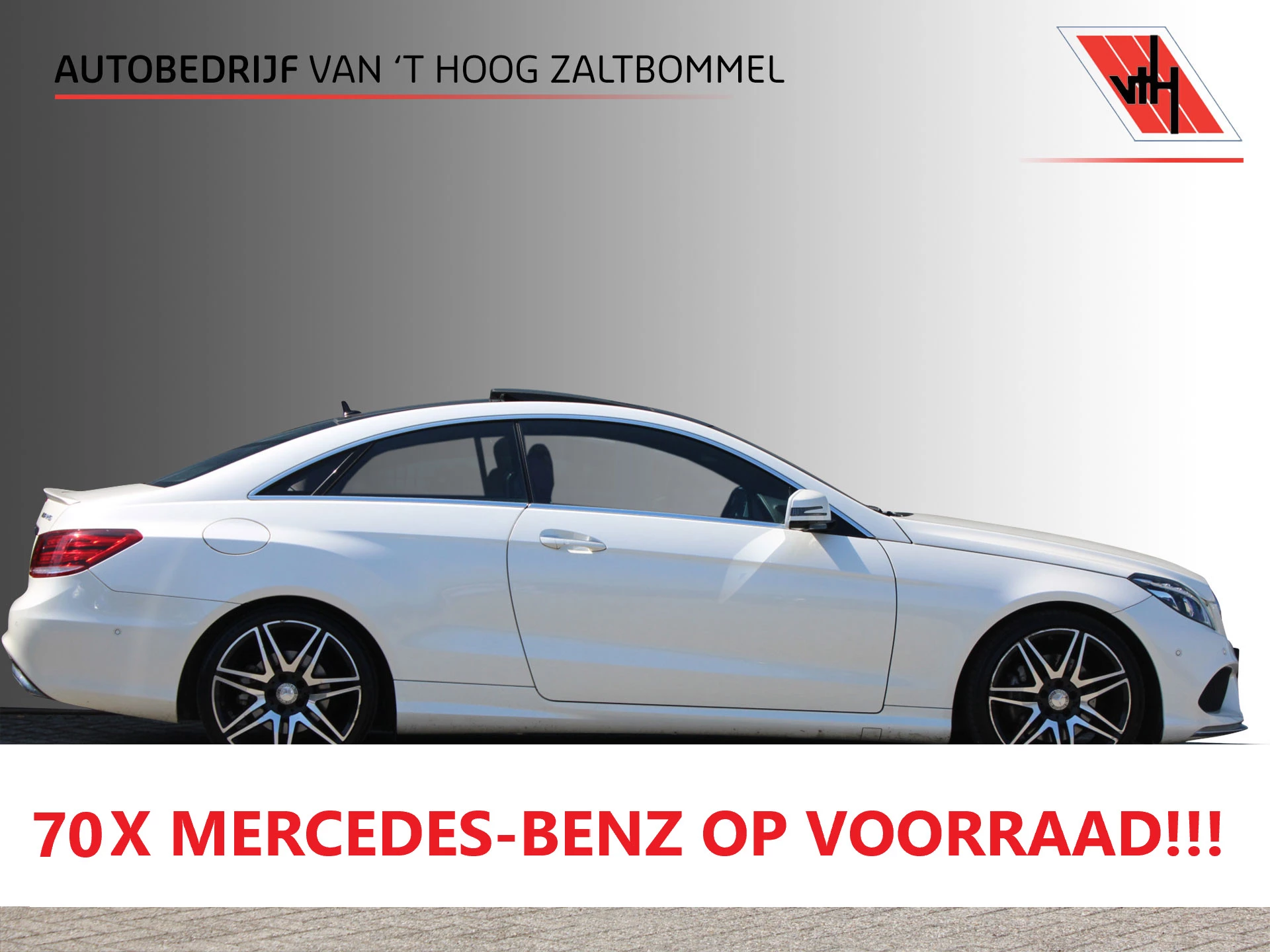 Mercedes-Benz E-Klasse 2015 - Coupé 320 Prestige AMG PANORAMADAK LEDER MEMORY DISTRONIC 360-CAMERA H&K 19'' afbeelding 1