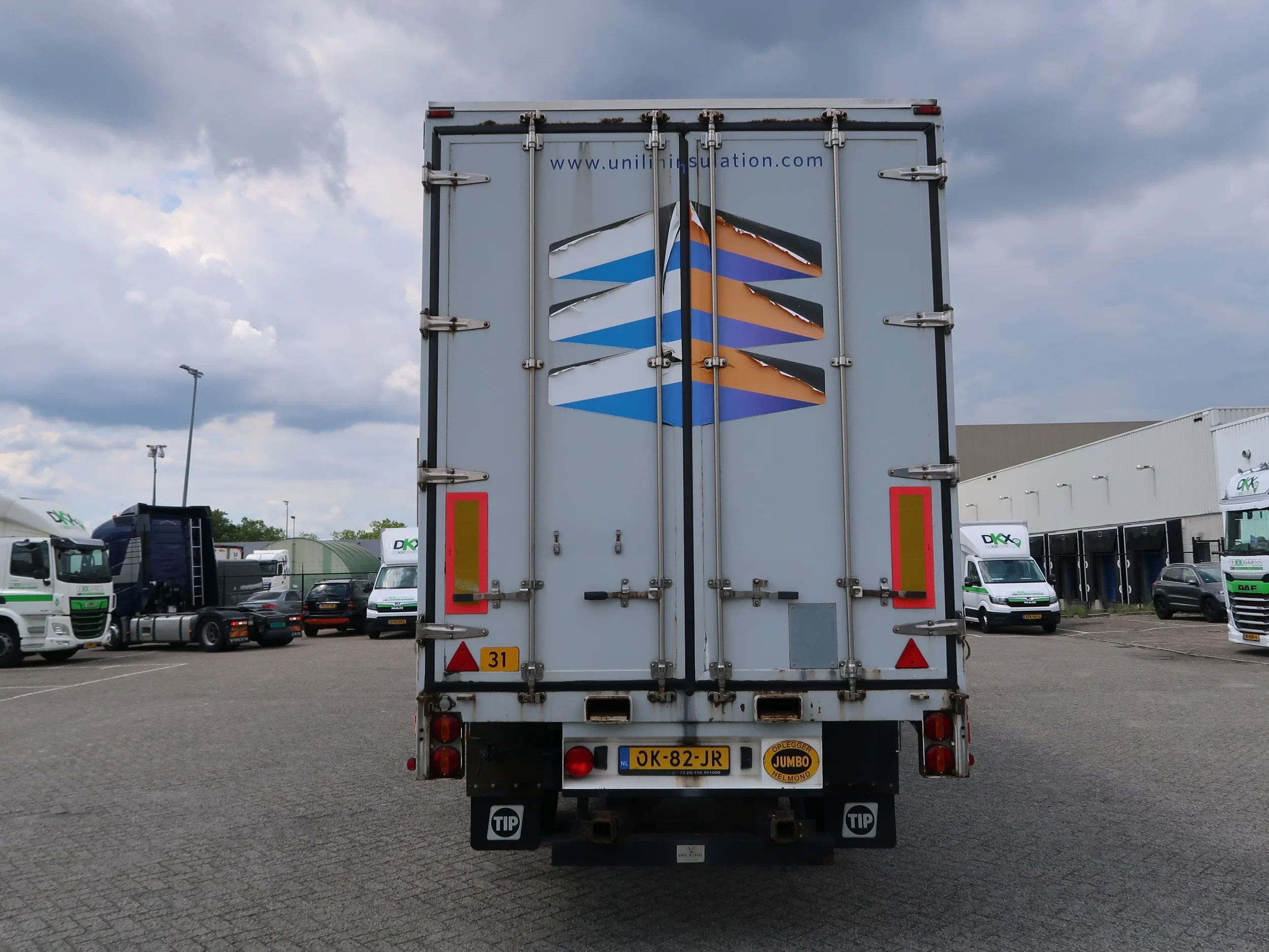 Jumbo DO 270SE 2008 - O4, Lift & Lenkachse BPW, Staplerhalter, 2 Units, TUV, NL Trailer TOP! afbeelding 7