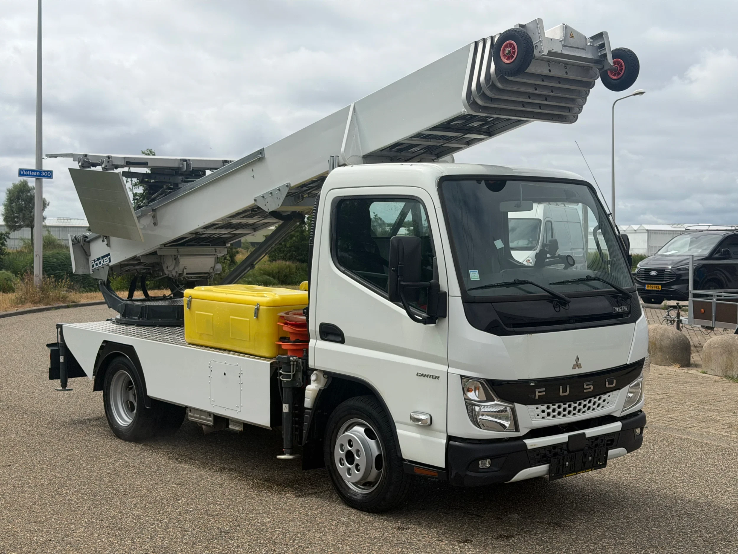 FUSO Canter 2024 - 3S15 Verhuis/Ladder 30M Böcker Lift 18000KM EURO 6 BPM VRIJ afbeelding 4