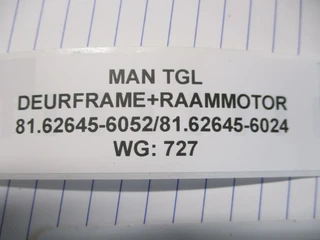 MAN - 81.62645-6052/81.62645-6024 DEURFRAME+RAAMMOTOR imagen 3 miniatura