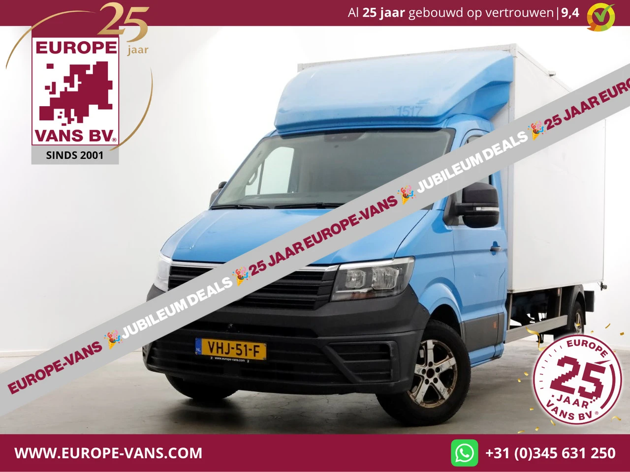 Volkswagen Crafter 2020 - 35 2.0 TDI E6 Bakwagen met achterdeuren 2-Persoons 11-2020 afbeelding 1