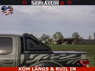 Dodge Ram Pick-Up 2018 - FORD F150 5.0 V8 4X4 | MAT OLIVE GREEN | BIJTELLING VRIJ | ZEER DIK | CAMERA | 3500KG | PANORAMA | LEDER | GO RHINO ROLLBAR | immagine 35