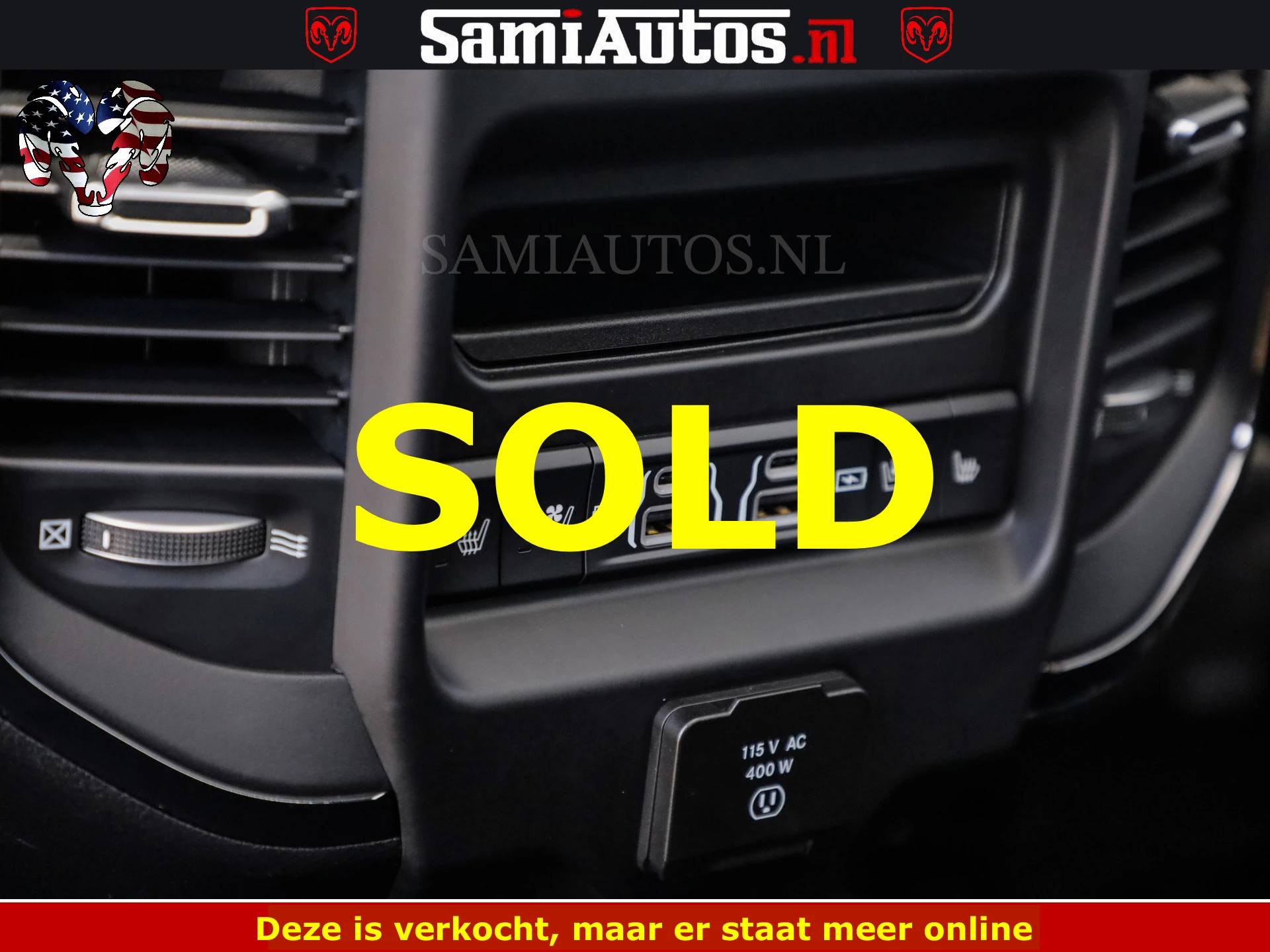 Dodge Ram Pick-Up 2024 - DELMONICO | LIMITED NIGHT 5.7 V8 | BOM VOL | HUD | LUCHTVERING | MEEST LUXE DUBBELE CABINE | 5 PERSOONS | obrázek 45