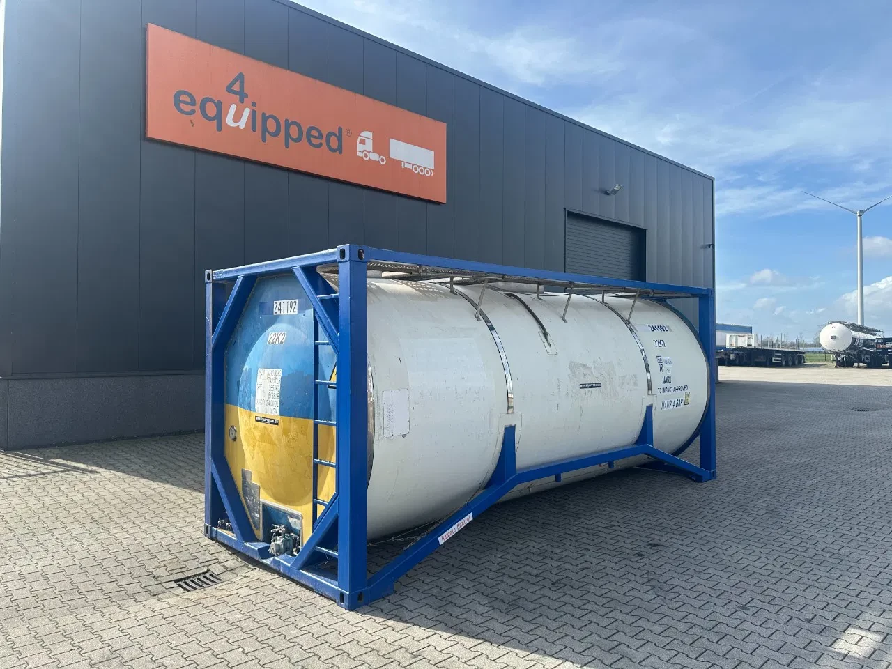 Welfit Oddy 1997 - 20FT ISO, 23.820L / 1-COMP. / IMO 1 / valid 5Y/CSC-inspection till 09/2028 afbeelding 1
