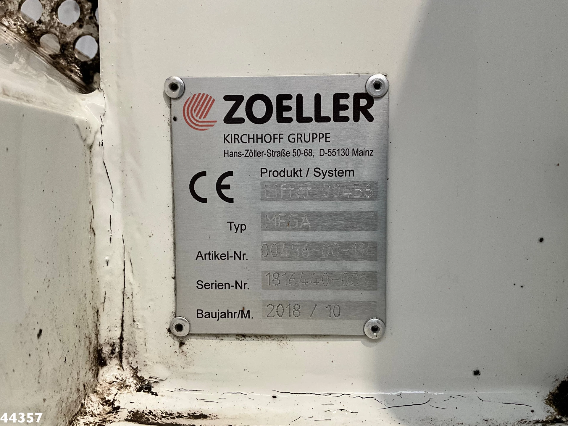 DAF FAG CF 300 Euro 6 Zoeller 20m³ 2018 obrázek 23