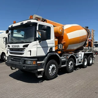 Scania P 2017 - P450 8X4 Euro 6 Retarder Putzmeister mixer te koop