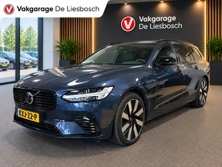 Volvo V90 2023 - 2.0 T8 Plug-in hybrid AWD Ultimate Dark / Panoramadak / leder / trekhaak / camera / Harman Kardon audio te koop