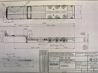 Nooteboom N/A 2007 - 3 AXLE LAST AXLE STEERING, 6,8 M EXTENDABLE afbeelding 6