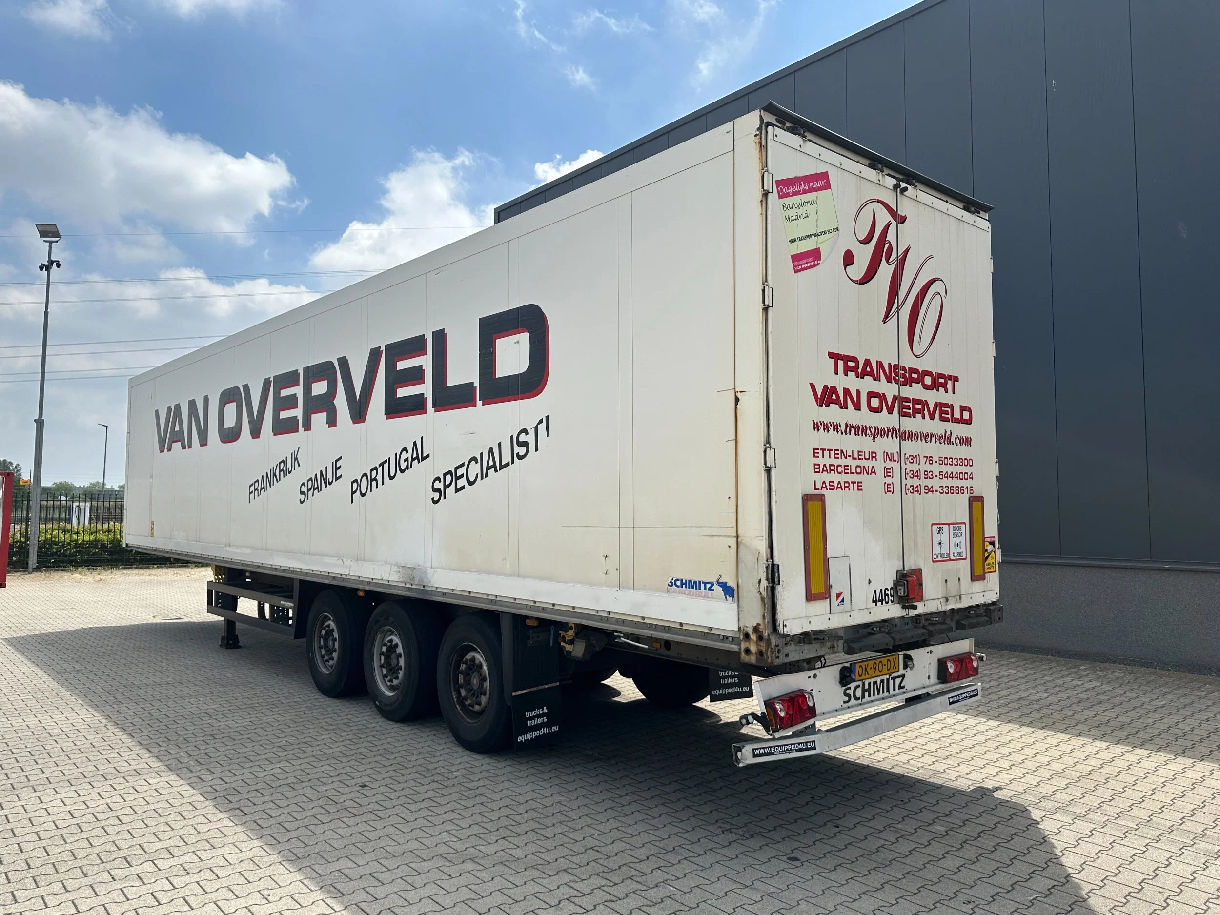Schmitz Cargobull 2008 - SKO24 / SAF DISC / 2x LIFTAXLE / GALVANIZED / NL-TRAILER / DAMAGED obrázek 3