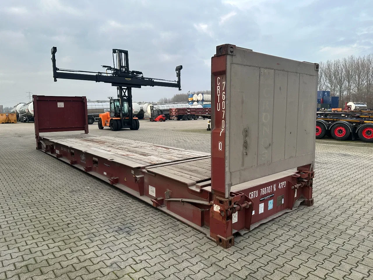 CIMC 2008 - 40FT FLATRACK FLUSH FOLDING / 10x available afbeelding 16