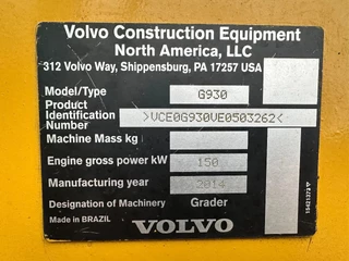 Volvo N/A 2014 - G 930 imagem 5