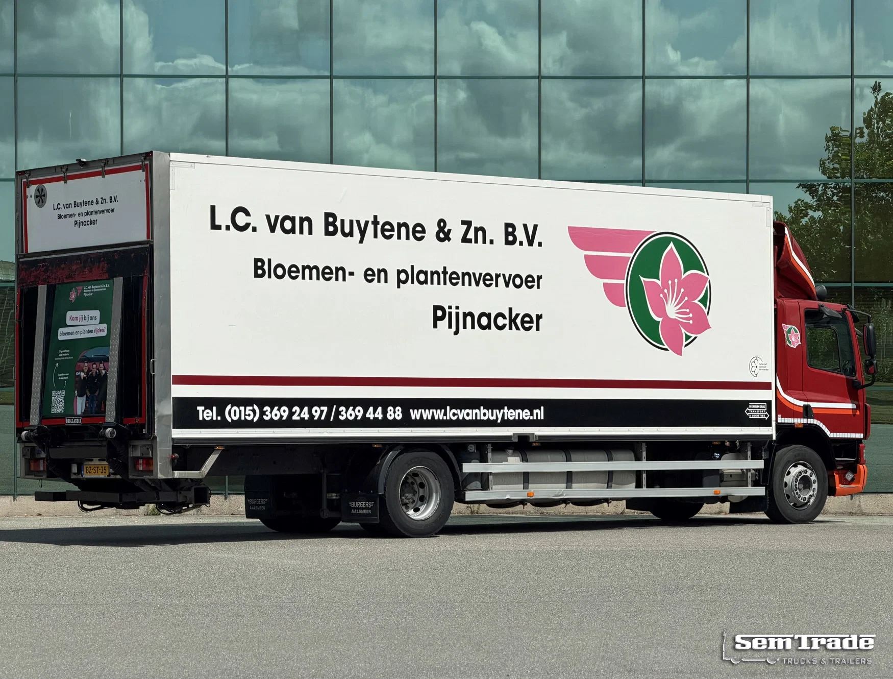 DAF CF 75.310 2012 - EURO 5 FT BURGERS BOX TAIL LIFT AIRCO SUPER CONDITION NL-TRUCK afbeelding 4