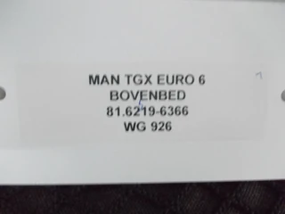 MAN TGX - 81.62919-6366 BOVENBED EURO 6 afbeelding 3 miniatuur
