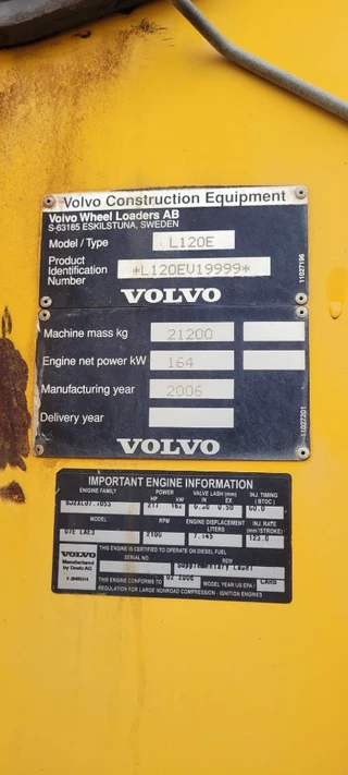 Volvo N/A 2006 - L 120 E obrazek 9