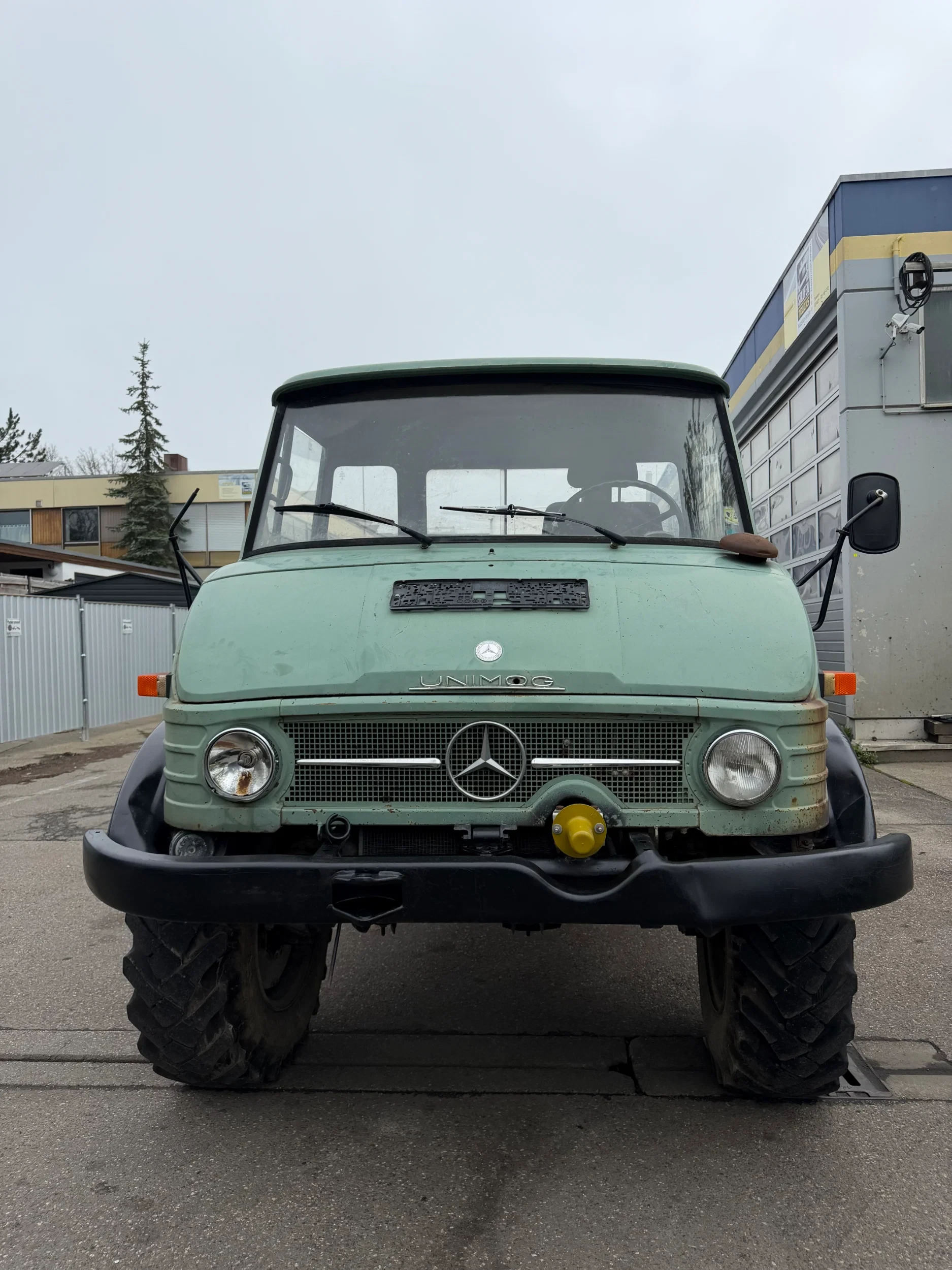 Mercedes-Benz Unimog - 403, Pritsche, Kipper, 72 PS, voll funktionsfähig! afbeelding 9