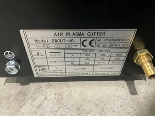 Daewoo N/A 2026 - DWCUT-40 plasma snijder imagen 11