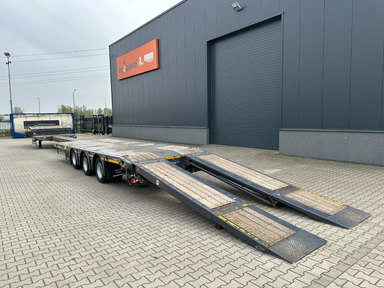 Kässbohrer 2022 - Lowbed / 6.00m extendable / hydraulic ramps / steering-axle / lift-axle afbeelding 60