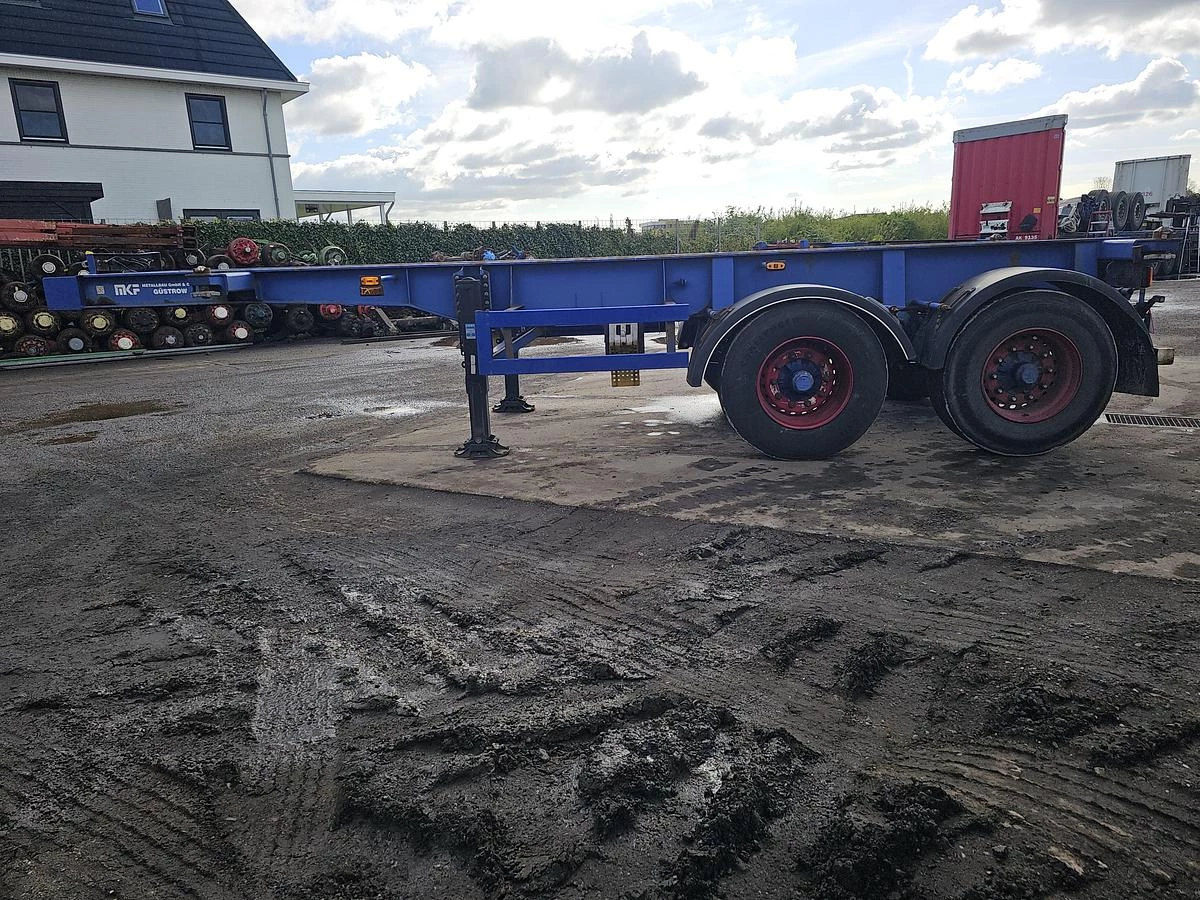 MKF METALLBAU CS 20 | 20 FOOT CONTAINER CHASSIS | BPW DRUM | STEEL SUSPENSION| GOOD QUALITY. 2007 imagen 5