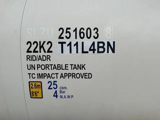 CIMC tankcontainers N/A 2017 - 20FT ISO /  25.010L / 22K2 / L4BH / T12 / steam heating / bottom discharge / 2.5Y-TEST/CSC: 10/2027 изображение 15