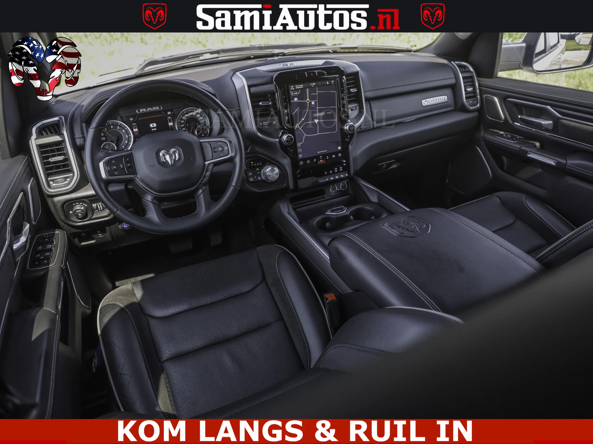 Dodge Ram Pick-Up 2024 - SPORT V8 5.7 402PK | Krachtige Hemi | Panorama Dak | 12' Scherm image 39