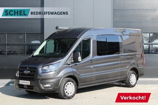 Ford Transit 2023 - 350 2.0 TDCI L3H2 Trend 130pk - Camper/Grijs Kenteken - Blind Spot - ACC - Trekhaak - Stoelverwarming - Luifel - Rijklaar zu verkaufen