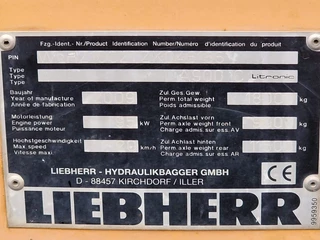 Liebherr N/A 2009 - A900C - 95 KW - Central Greasing - obrazek 12