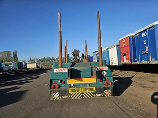 LEONET TB 18 |WOOD TRAILER WITH CRANE| BPW DRUM STEEL SUSPENSION. 1992 - N/A image 3