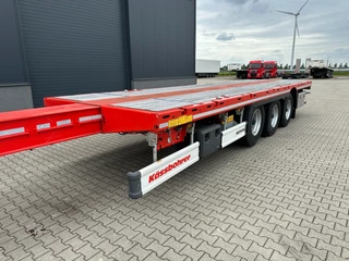 KAESSBOHRER N/A 2026 - new and unused Heavy-Duty flatbed / 690cm extendable / steering axle / lift axle / twistlocks / timberstakes / NL-trailer / APK: 04-2027 imagem 19