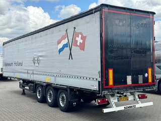 Schmitz Cargobull 2018 - Schuifzeil met Borden / Disc-Brakes / Huckepack / Code XL / Apk! afbeelding 2 miniatuur
