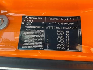 Mercedes-Benz Actros 2023 - 2643 VDL 21 Ton haakarmsysteem immagine 17